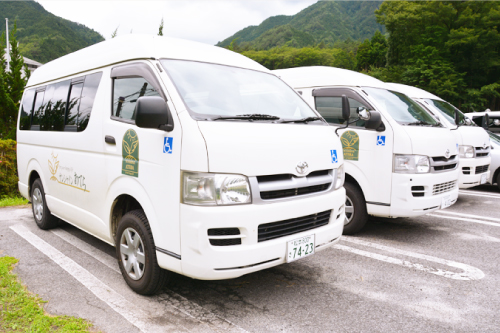 お客様を送迎するための特別車の画像